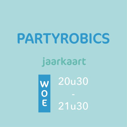 EERN lidkaart Partyrobics - VOLLEDIG schooljaar 2025-2026