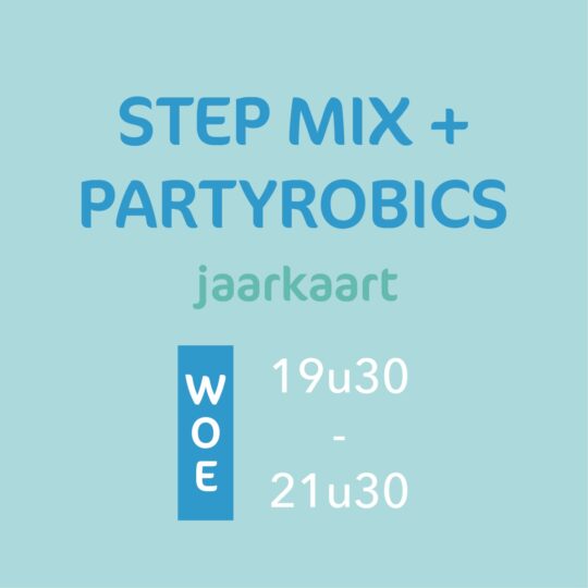 EERN lidkaart STEP & Partyrobics - VOLLEDIG schooljaar 2025-2026
